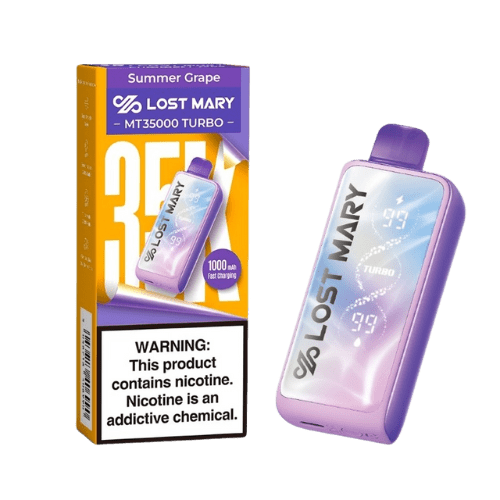 Lost Mary MT35000 Turbo 5% Rechargeable Disposable Lost Mary Disposables Summer Grape / 35000+ / 5% (50mg)