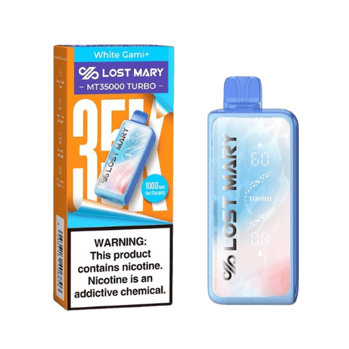 Lost Mary MT35000 Turbo 5% Rechargeable Disposable Lost Mary Disposables White Gami+ / 35000+ / 5% (50mg)