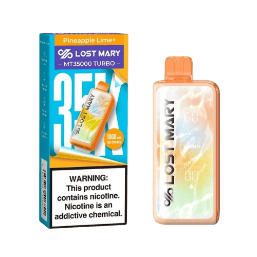 Lost Mary MT35000 Turbo 5% Rechargeable Disposable Lost Mary Disposables Pineapple Lime+ / 35000+ / 5% (50mg)