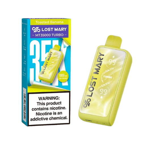 Lost Mary MT35000 Turbo 5% Rechargeable Disposable Lost Mary Disposables Toasted Banana | 35000+ | 5%(50mg)