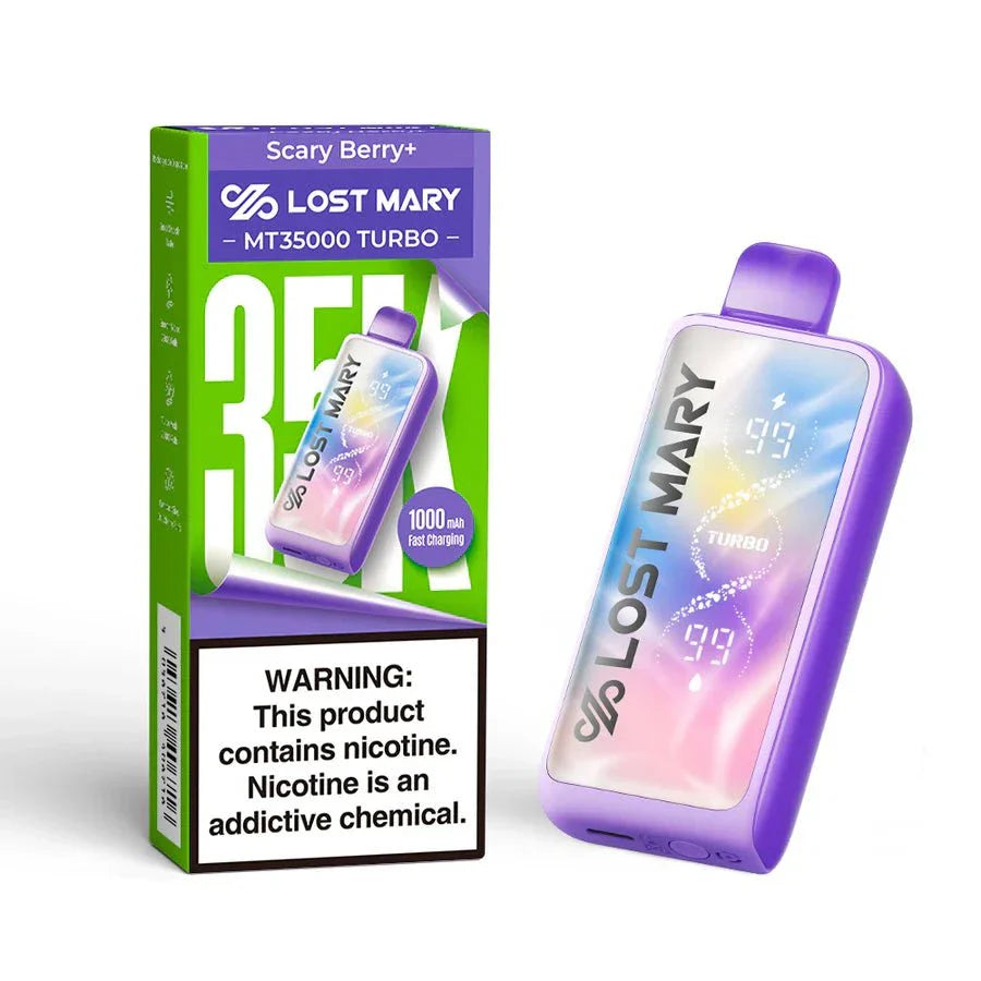 Lost Mary MT35000 Turbo 5% Rechargeable Disposable Lost Mary Disposables Scary Berry+ / 35000+ / 5% (50mg)