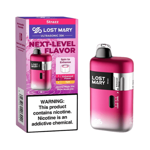 Lost Mary Ultrasonic 35K 5% Rechargeable Disposable Lost Mary Disposables Strazz / 35000+ / 5% (50mg)