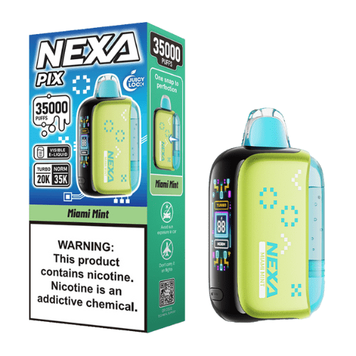 Nexa Pix 35K 5% Rechargeable Disposable Nexa Disposables Miami Mint / 35000+ / 5% (50mg)