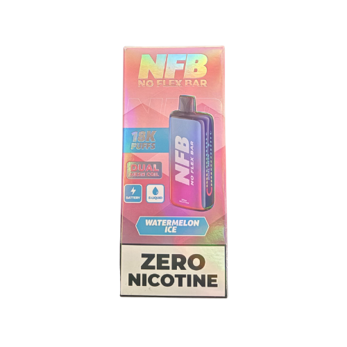 NFB No Flex Bar 18K 0% NFB Disposable Watermelon Ice / 18000+ / 0%(Nicotine Free)