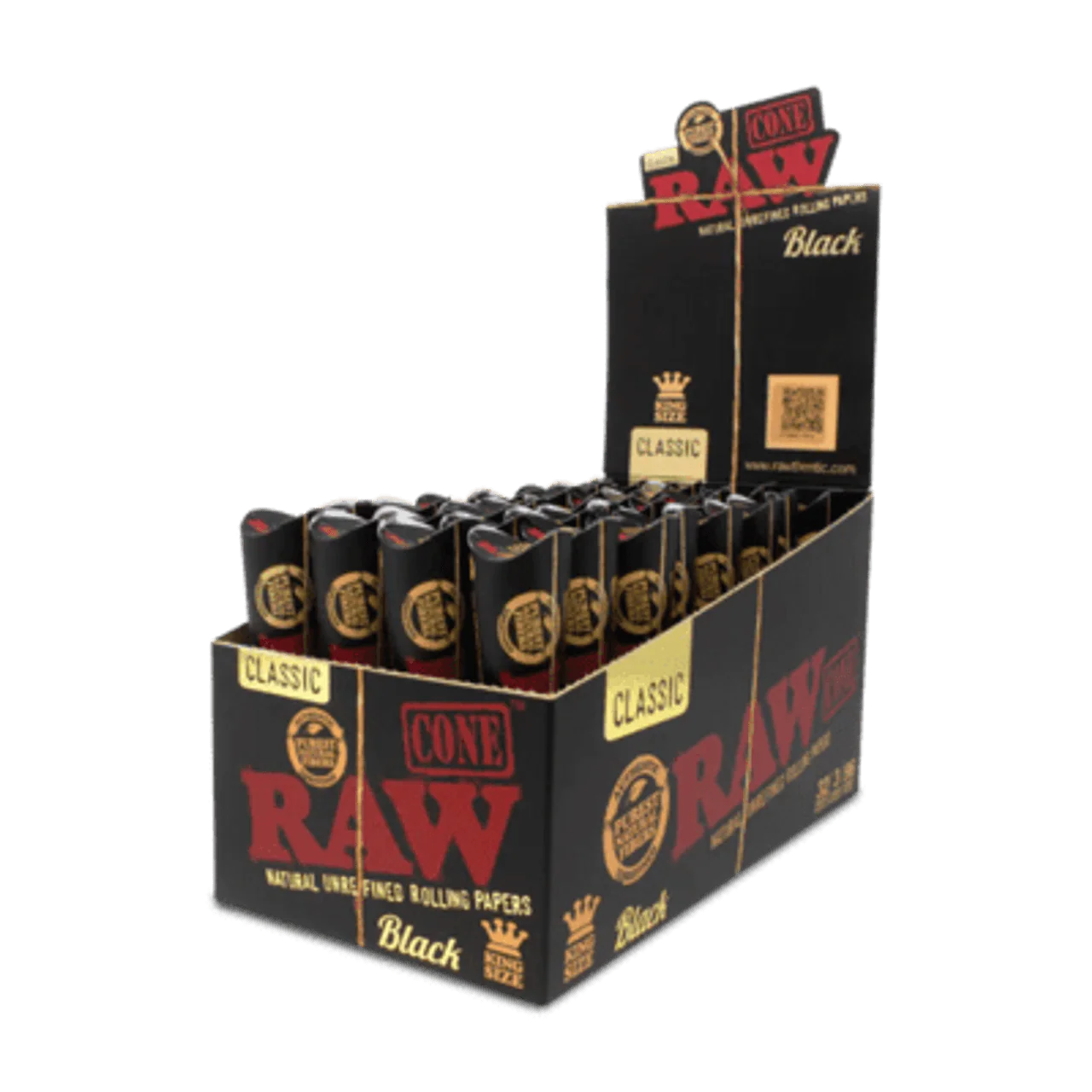 RAW Black Cones RAW Smoking Accessories King Size Classic
