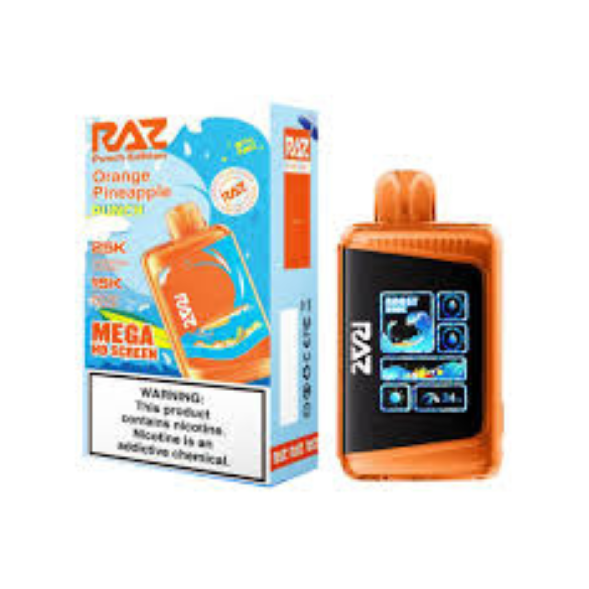Raz DC25000 Disposable Vape | 25000+ | Orange Pineapple Punch | 5%(50mg)