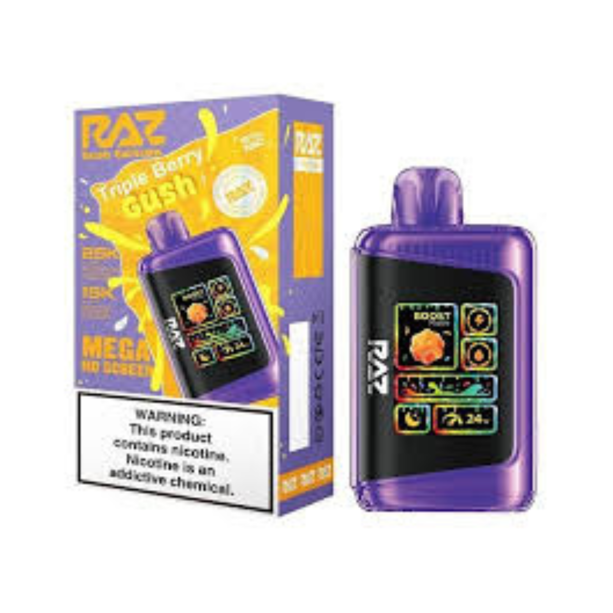 Raz DC25000 Disposable Vape | 25000+ | Triple Berry Gush | 5%(50mg)
