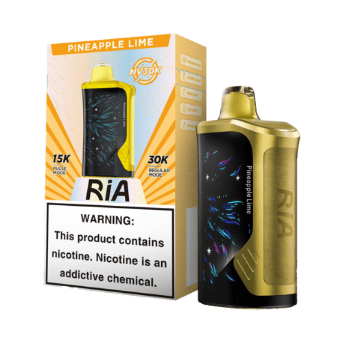 Ria NV30K 5% Rechargeable Disposable Ria Disposables Pineapple Lime / 30000+ / 5% (50mg)
