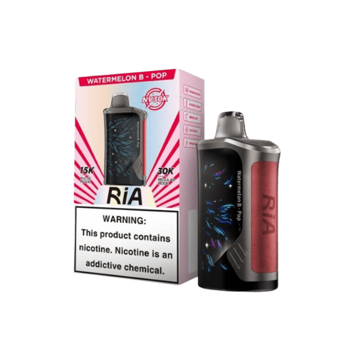 Ria NV30K 5% Rechargeable Disposable Ria Disposables Watermelon B-Burst / 30000+ / 5% (50mg)