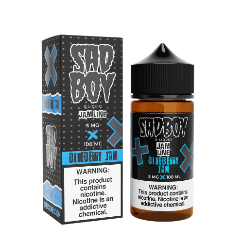 Sadboy 100ml Premium Liquids/ Blueberry Jam/ 3mg/ 6mg
