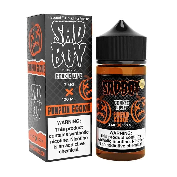 SadBoy 100mL SadBoy e-Juice Pumpkin Cookie / 3mg / 100mL