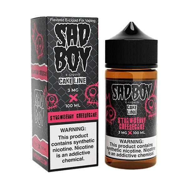 SadBoy 100mL SadBoy e-Juice Strawberry Cheesecake / 3mg / 100mL