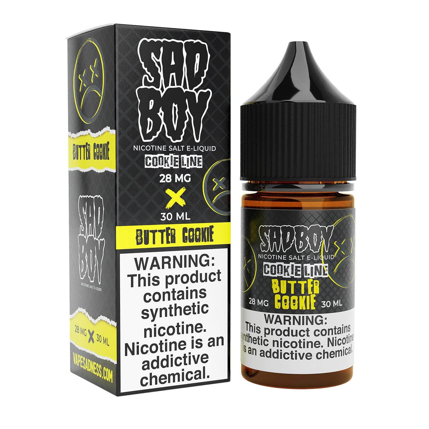 SadBoy Salt 30mL SadBoy e-Liquids Nic Salts Butter Cookie