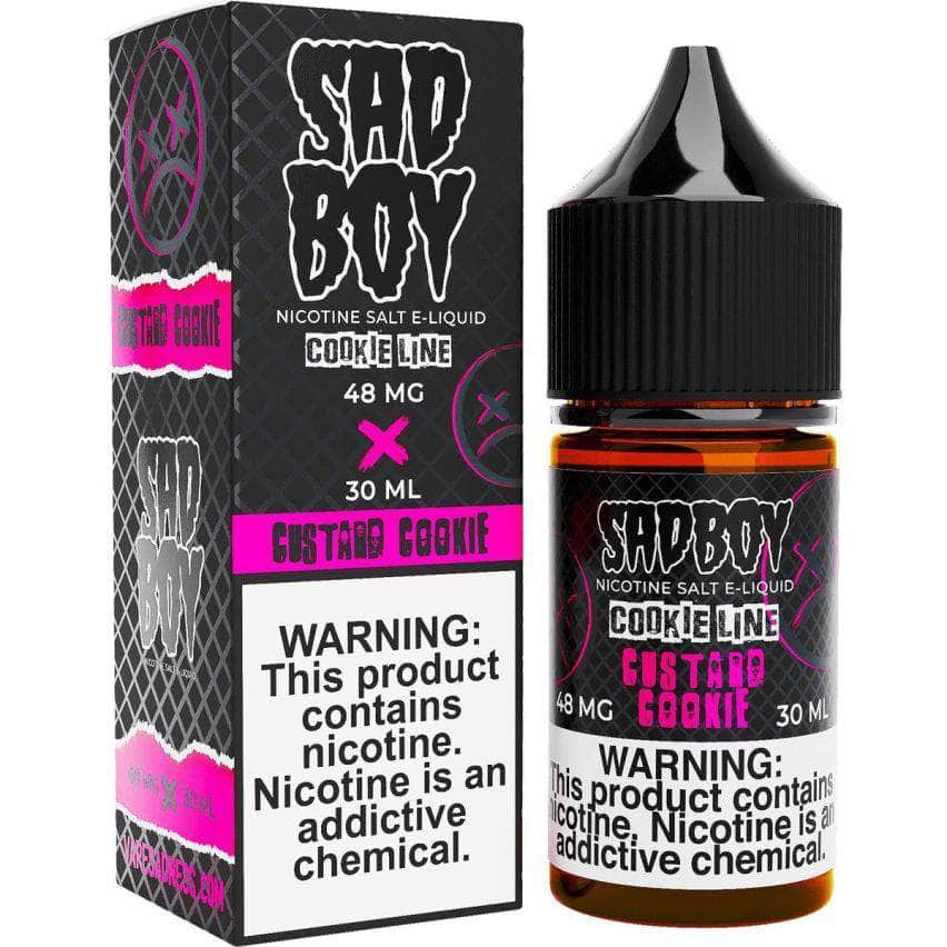 SadBoy Salt 30mL SadBoy e-Liquids Nic Salts Custard Cookie / 48mg / 30mL