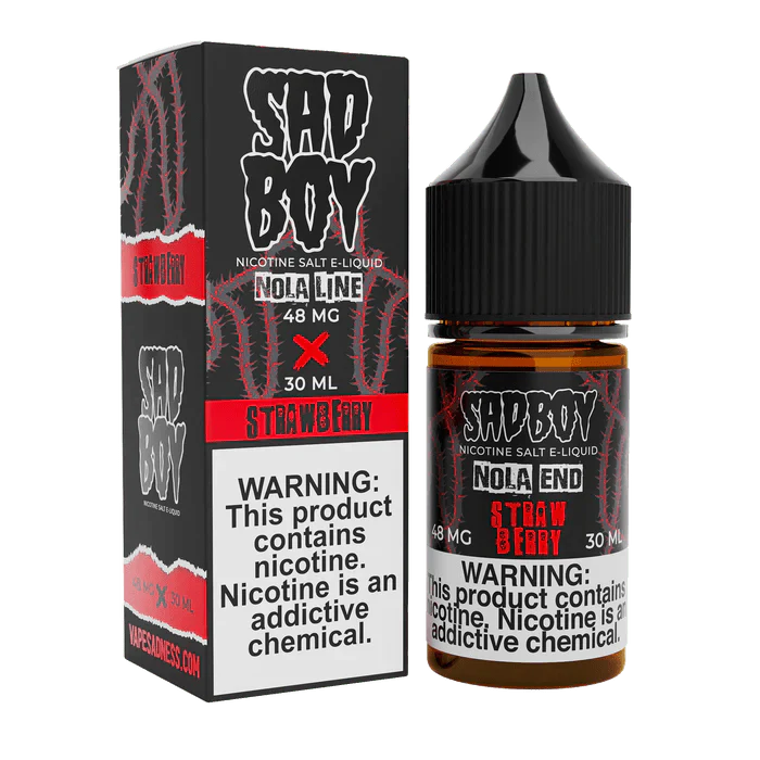 SadBoy Salt 30mL SadBoy e-Liquids Nic Salts Nola Strawberry / 48mg / 30mL