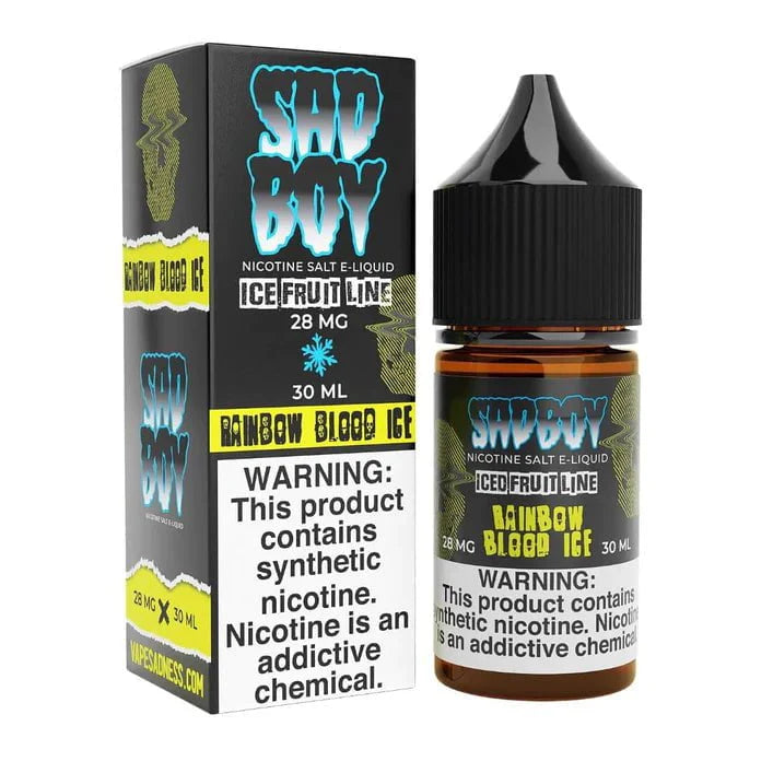 SadBoy Salt 30mL SadBoy e-Liquids Nic Salts Rainbow Blood Ice / 28mg / 30mL