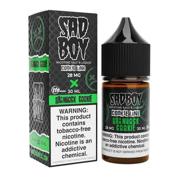 SadBoy Salt 30mL SadBoy e-Liquids Nic Salts Shamrock Cookie 28mg