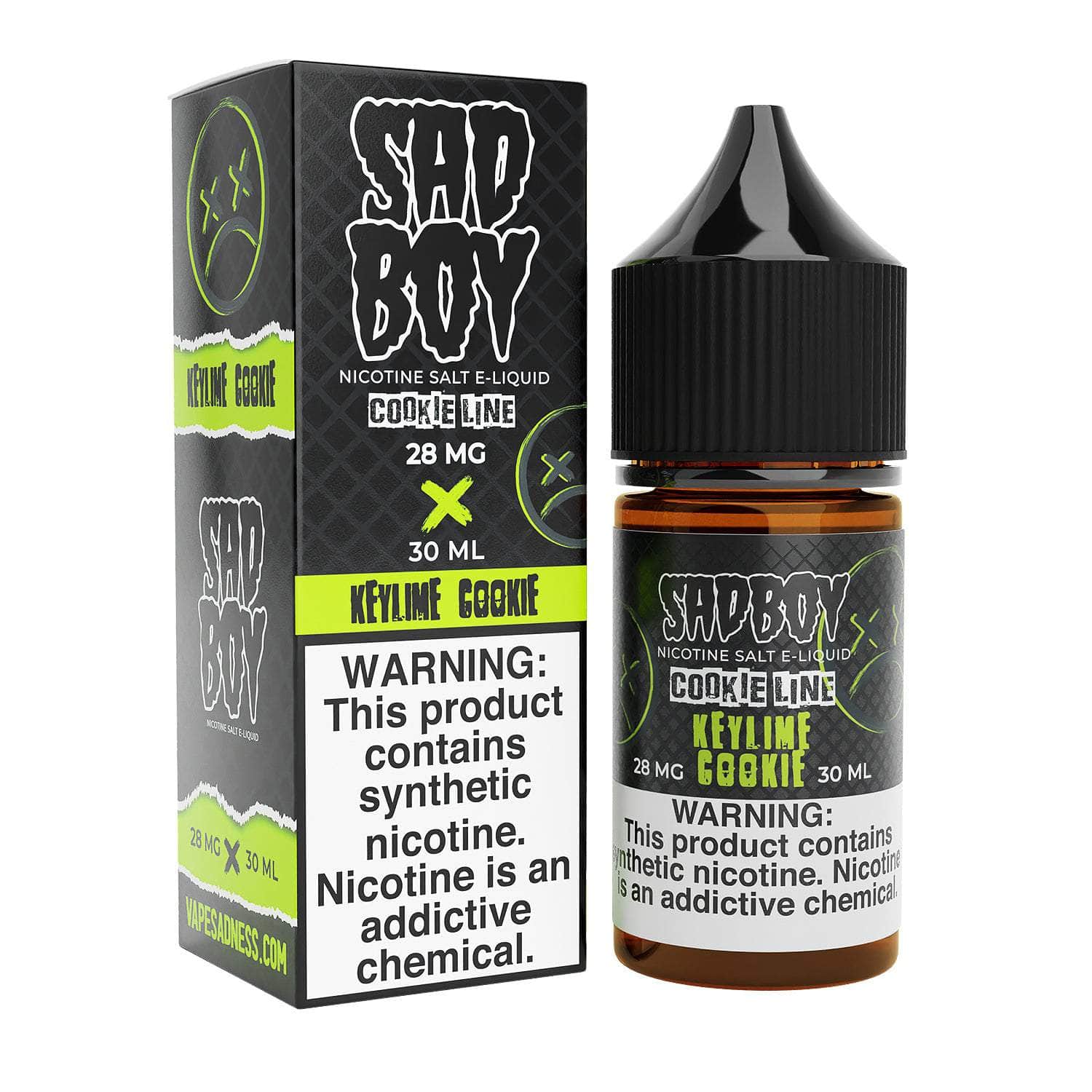SadBoy Salt 30mL SadBoy e-Liquids Nic Salts Keylime Cookie 28mg