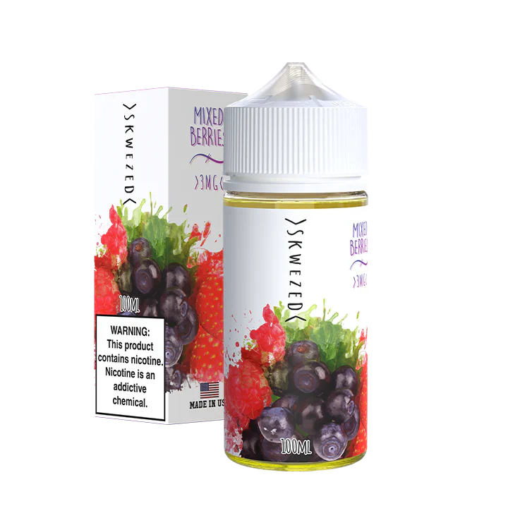 Skwezed 100mL Skwezed E-Juice Mixed Berries / 3mg / 100mL