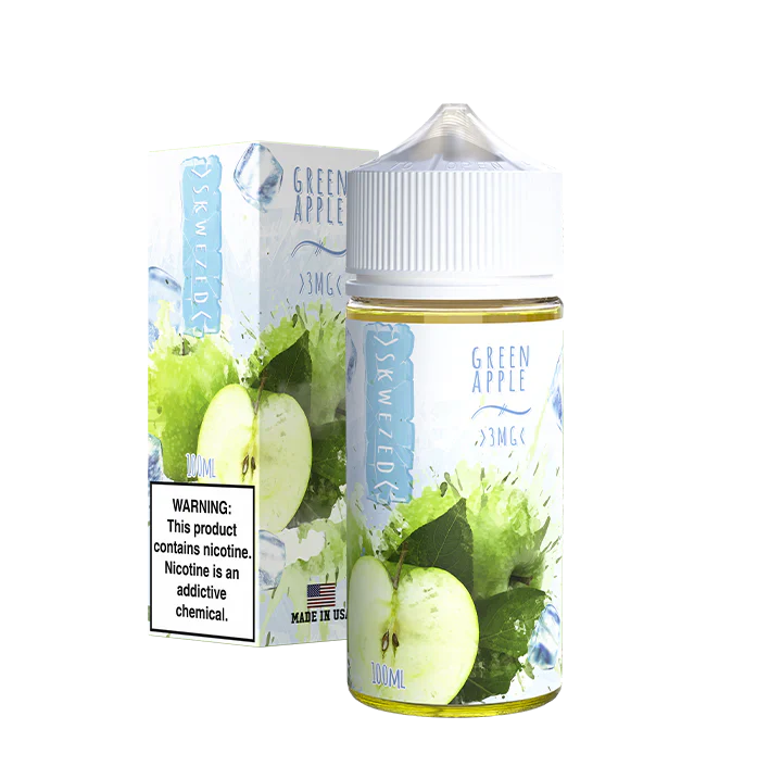 Skwezed Ice 100mL Skwezed E-Juice Green Apple Ice / 3mg / 100mL