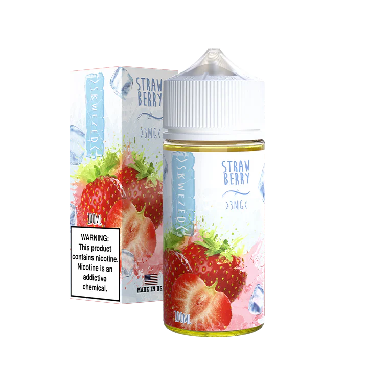 Skwezed Ice 100mL Skwezed E-Juice Strawberry Ice / 3mg / 100mL