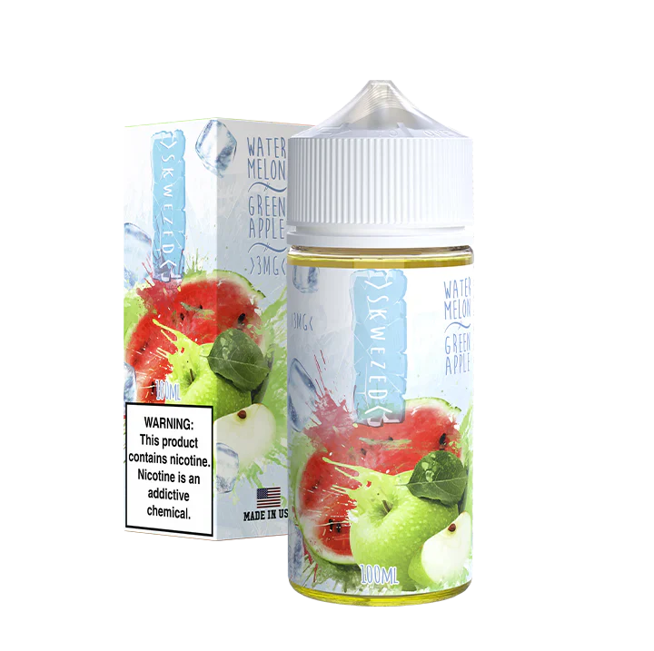 Skwezed Ice 100mL Skwezed E-Juice Watermelon Green Apple Ice / 3mg / 100mL