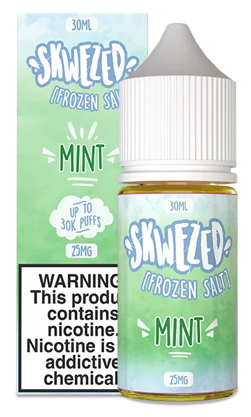 Skwezed Iced Nic Salts 30mL Skwezed Nic Salt Juice Mint Skwezed / 25mg & 50mg