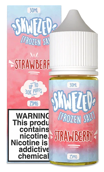 Skwezed Iced Nic Salts 30mL Skwezed Nic Salt Juice Strawberry Ice Skwezed / 25mg & 50mg