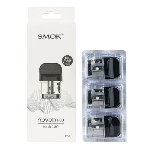 Smok Novo 3 Pod Smok Novo 3 Replacement Pods 2ml 0.8 Ohm Mesh