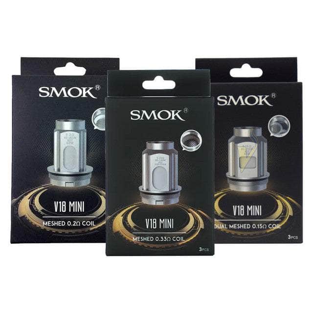 Smok TFV18 Mini Coil Smok Replacement Coils Dual Mesh 0.15 Ohm (80-110W)