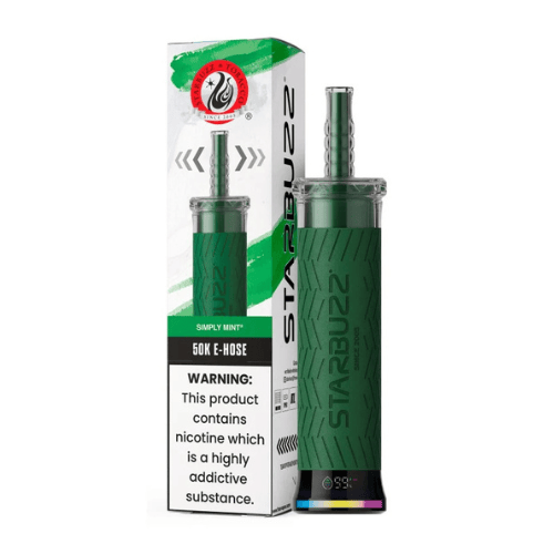 Starbuzz E-Hose 50k 0.5% Disposables Simply Mint / 50000+ / 0.5% (5mg)