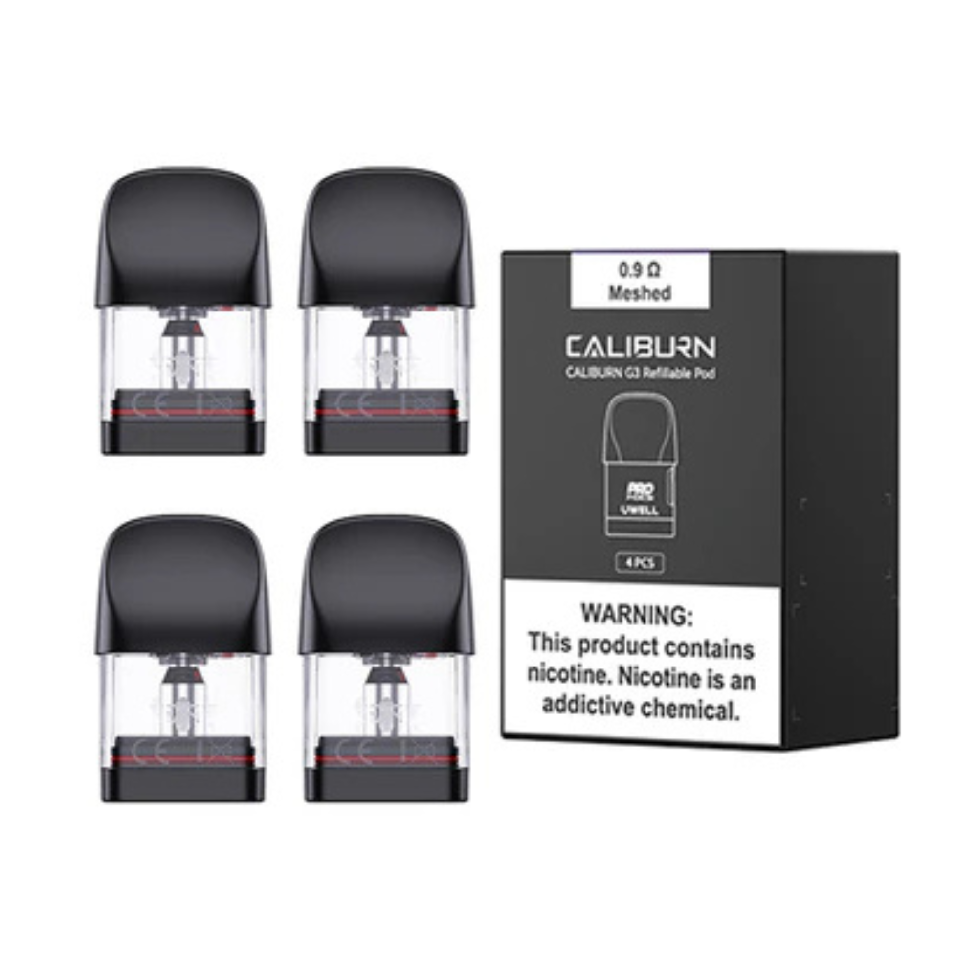 Uwell Caliburn G3 Pods | 4 pack | Buy 1 get 1 25% off | 0.9meshed
