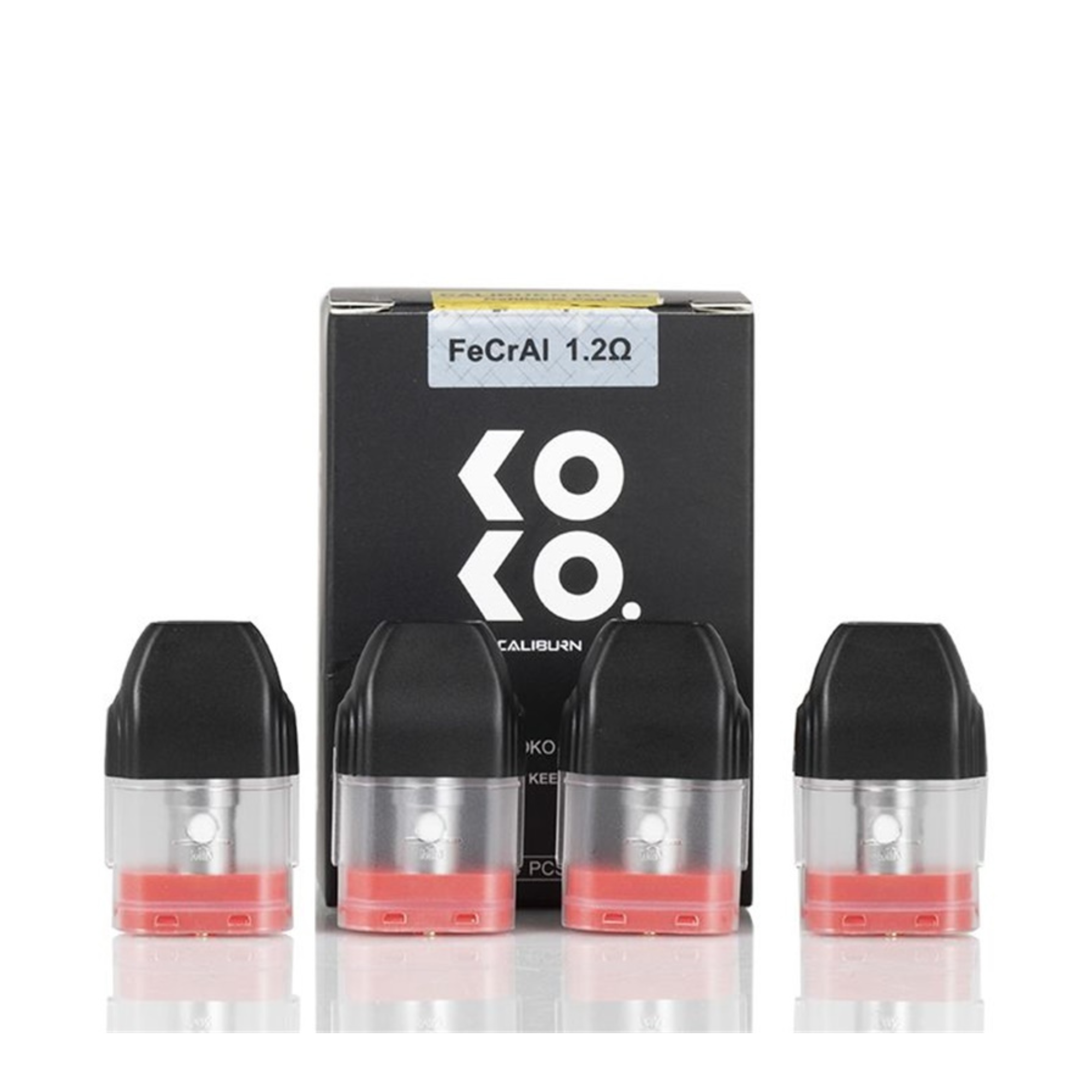 Uwell Caliburn KOKO replacement pods | 4 pack | 1.2 ohm | 1.4 ohm