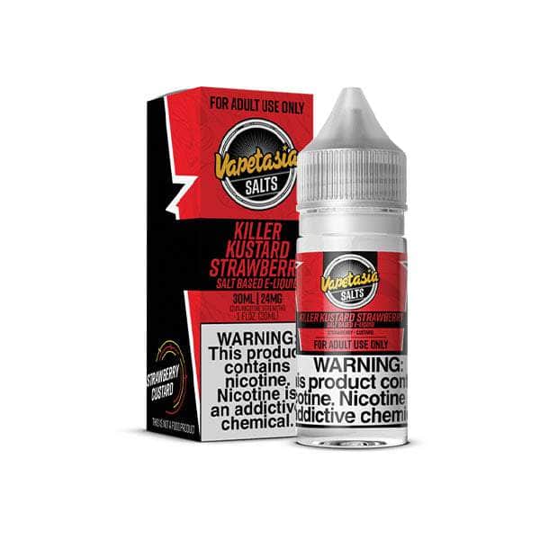 Vapetasia Salts 30mL Vapetasia Nic Salt Juices Killer Kustard Strawberry / 24mg