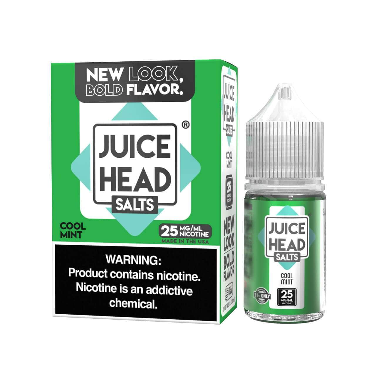 Juice Head Salts 30mL Juice Head Nicotine Salt Premiums Cool Mint / 25mg